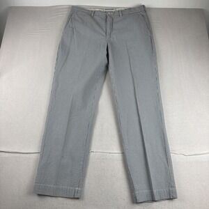Polo Ralph Lauren Mens Seersucker Chino Pants fits 35*32 Coastal Preppy Derby
